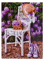 Набор для творчества. Алмазная мозаика "Садовая романтика", 30х40 см