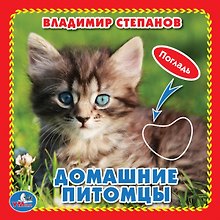 Домашние питомцы (Книжка-картонка с тактилом)