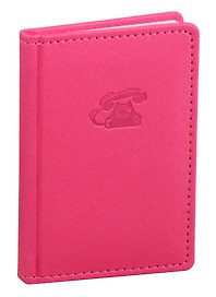 Алфавитная книга Lezar А7+, 64 листа, розовая