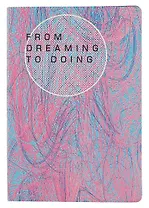 Книга для записей А5 80л "Dream book. № 4" иск.кожа, комбинир.блок