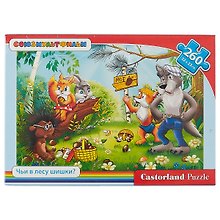 Пазл «Чьи в лесу шишки» 260 элементов, Castorland