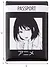 Обложка для паспорта Аниме Девушка (Дзё) (ПВХ бокс) - 2