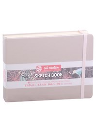 Блокнот для зарисовок 21*15см 80л "Art Creation" 140г/м2, 7БЦ, Розовое шампанское (цвет металлик), Fabriano 