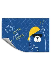 Клеенка для уроков труда "Медведь", 50 х 70 см