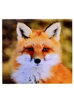Алмазная мозаика квадрат. 20x20 (класс.) (24 цв.) Милая пушистая лисичка. ( Арт. F2-022)