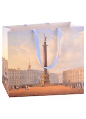 Пакет, Эльсинор, ламинированный, 355*31*11, "Вид Дворцовой площади и Зимнего дворца"