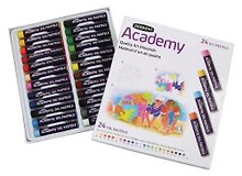 ЧЕРНАЯ РЕЧКА Набор масляной пастели Derwent "Academy" 24цв. в картон. кор. D-2301953