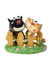 Фигурка Влюбленные кошки (156-150) (9,3х7см)