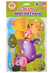 Пазлы на магните Vladi Toys Мои первые игры Коровка