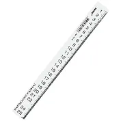 Линейка закройщика 25см, белая, Рантис