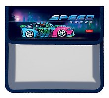 Папка для тетрадей «City racing» А5, пластик, на липучке, 2 отделения, Hatber