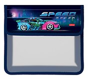 Папка для тетрадей А5 "City racing" 2отд., пластик, липучка.