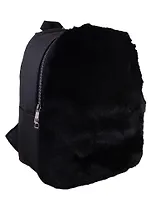 Рюкзак "Fur" черный 35*26*12, иск. мех