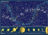 Карта звёздного неба + солнечная система
