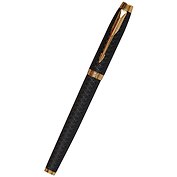 Ручка-роллер Parker, IM Premium Black/Gold GT, подарочная черная