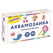 Запасные бусины для аквамозаики 15 цветов ЮНЛАНДИЯ