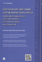 Научная организация управленческого труда в исполнительных органах государственной и муниципальной в