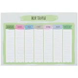 Планнер недат. 55л А4 "Weekly 1. №4" клеевое скрепление