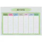 Планнер недат. 55л А4 "Weekly 1. №4" клеевое скрепление