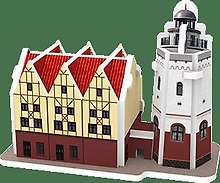 Сборная модель «Маяк в «Рыбной деревне»»