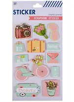 Наклейки 3D Путешествие, 2510-4