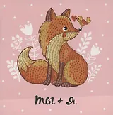 Алмазная мозаика MAZARI Открытка своими руками Ты и Я, 15х15 см., ОПП-упаковка
