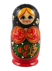 Матрешка 5 в 1 (Хохлома) (16см) (М05-0014-41АУ)