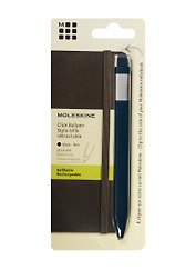 Ручка подарочная шариковая "Clic" 1,0мм корпус темно-зеленый, Moleskine