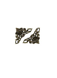 Уголки для альбомов кружевные бронзовые (SCB340401a) (2шт) (ScrapBerry`s) (упаковка)