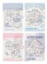 Книга для записей А5 "Little Bunny" с магнитной застежкой, ассорти