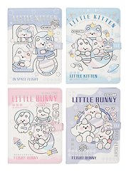 Книга для записей «Little Bunny», А5, с магнитной застежкой, в ассортименте, Be positive