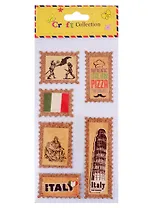 Наклейки пробка  Италия, микс