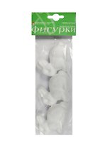 Пенопластовые фигурки для поделок Зайчики (2-208/02) (60мм) (3шт.) (упаковка)