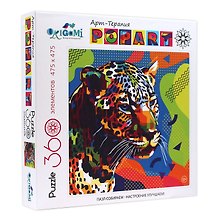 Пазл «Ягуар» 360 элементов, Origami