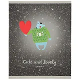 Тетрадь в клетку Unnika, "Милые и влюблённые", 48 листов, в ассортименте