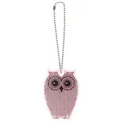 Световозвращающая подвеска Coreflect Сова розовый (51011.65)