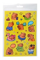 Набор наклеек для детей. Серия "Мемы".  Капибара