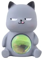 Светильник LED Котик (серый) (пластик) (12х10)