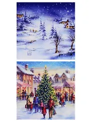 Набор салфеток для декупажа Зимний вечер - 2 шт.