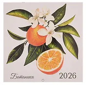 Календарь 2026г 290*290 "Ботаника" настенный, на скрепке
