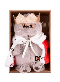 Игрушка мягкая Budi Basa, Басик - царь (19 см) (Ks19-159)