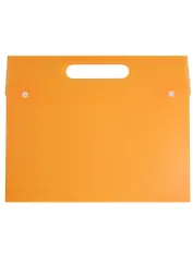 Папка-конверт на кнопке с вырубной ручкой