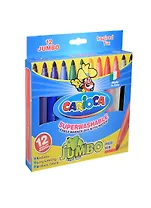 Фломастеры 12цв "CARIOCA JUMBO" толстые, к/к, подвес, CARIOCA