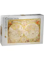 Пазл 2000К 32557 Clementoni Карта известного мира (97,5х66,8см.) (High Quality Collection) (Life)