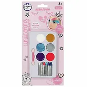 Аквагрим набор палетка с карандашами Милая Леди