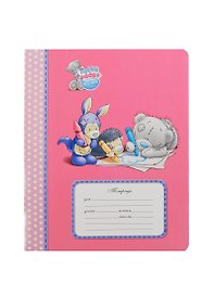 Тетрадь 12л кос.лин. "Blue Nose Friends" скоба, офсет, мел.картон, ассорти, Премьера 