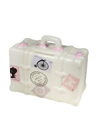 Копилка керамика Чемоданчик (15,5х7,8х14,2см) (39526)