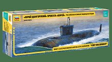 Сборная модель «Российская атомная подводная лодка Юрий Долгорукий проекта Бо», ZVEZDA