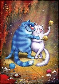 Открытка одинарная «Котанго» Зенюк Р. 16*11см 1102