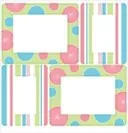 Наклейки, DECORETTO, Наклейки для дома,"Наклейки-фоторамки "Летние краски" BF 8027